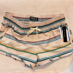 Girls Hyperfreak O’Neill Laney 2” stretch board shorts striped BNWT